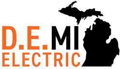 D.E.MI Electric Logo